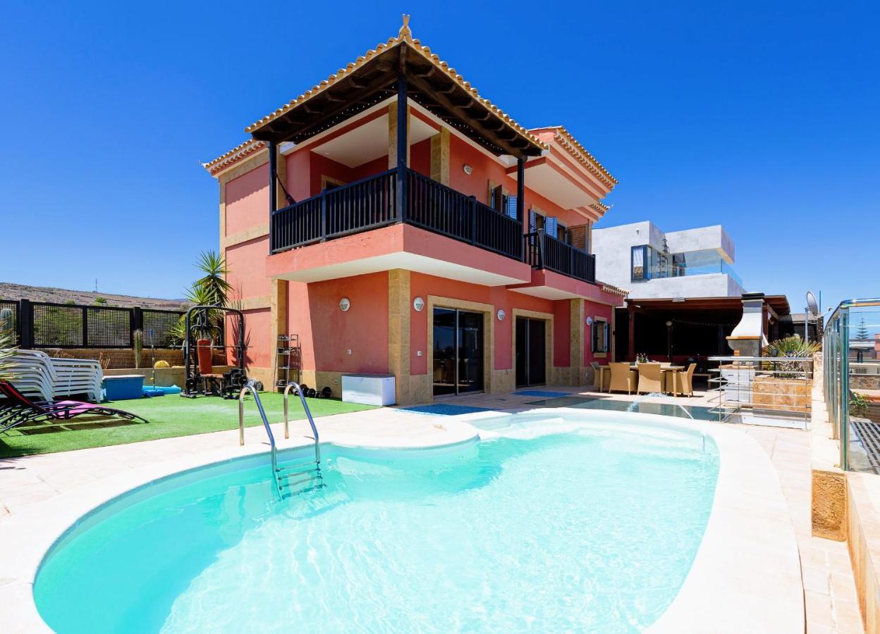 Luxury 5 Star Villa Violetta With Amazing Sea View, Jacuzzi And Heated Pool San Agustín Extérieur photo