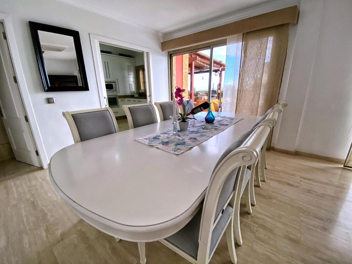 Luxury 5 Star Villa Violetta With Amazing Sea View, Jacuzzi And Heated Pool San Agustín Extérieur photo