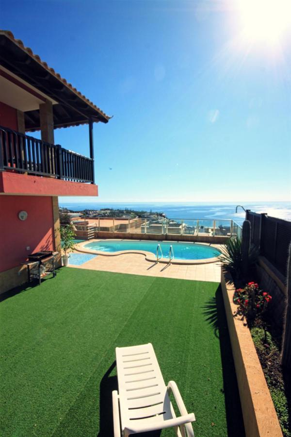Luxury 5 Star Villa Violetta With Amazing Sea View, Jacuzzi And Heated Pool San Agustín Extérieur photo