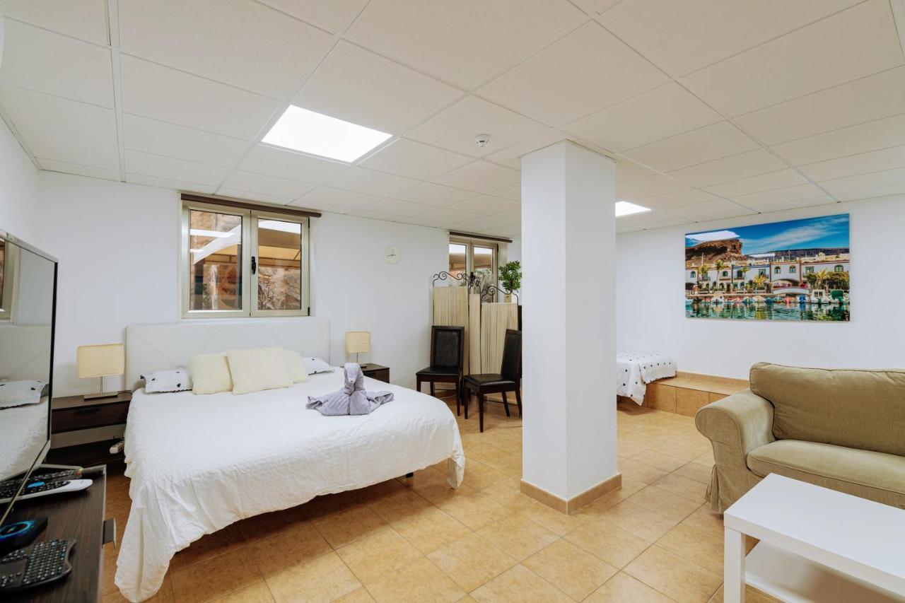 Luxury 5 Star Villa Violetta With Amazing Sea View, Jacuzzi And Heated Pool San Agustín Extérieur photo