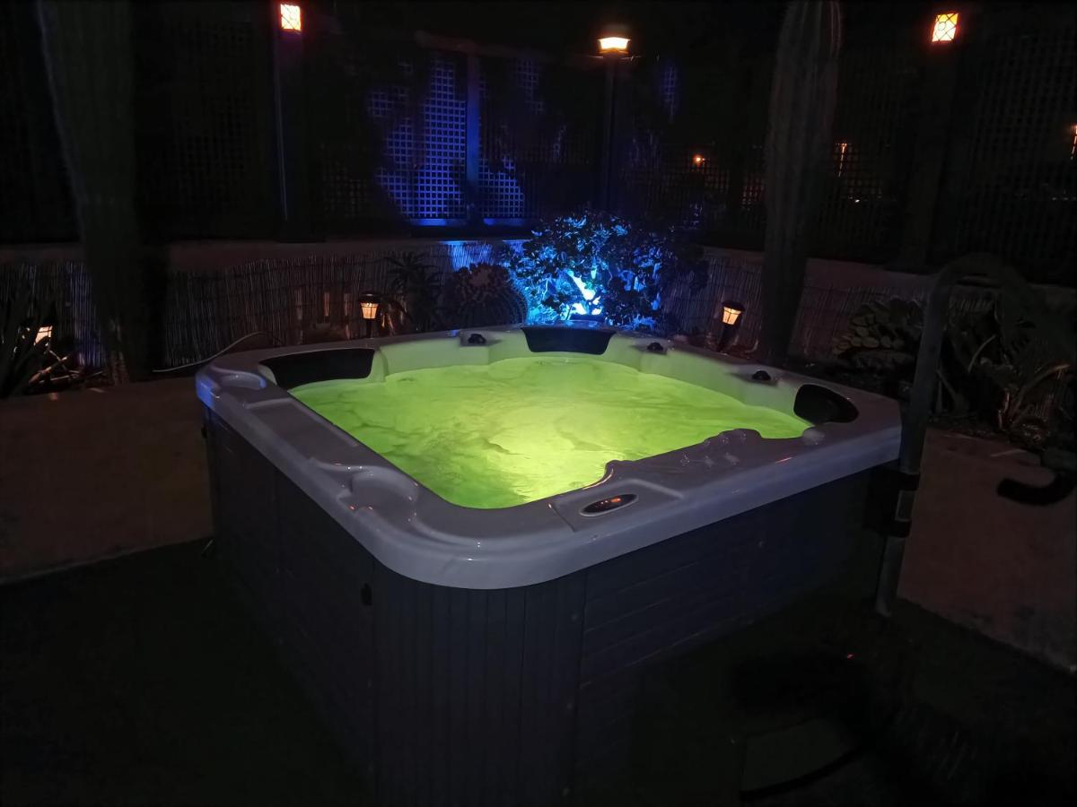 Luxury 5 Star Villa Violetta With Amazing Sea View, Jacuzzi And Heated Pool San Agustín Extérieur photo